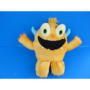 Kohls Dont Play With Your Food Plush Monster Yellow Stuffed Animal Toy